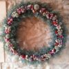 Hommage - Couronne de fleurs séchées