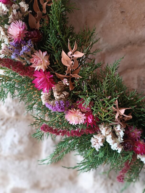 Hommage - Couronne de fleurs séchées – Image 4